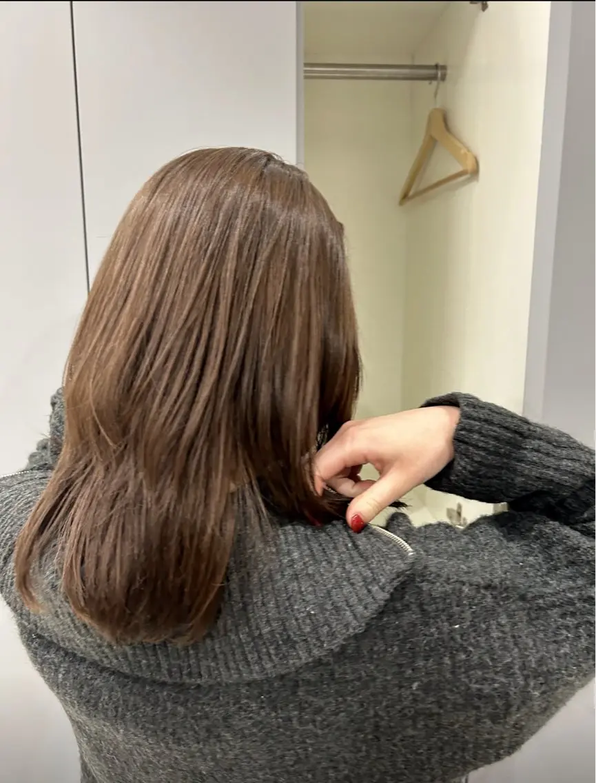 ミディアム hana _のヘアスタイル