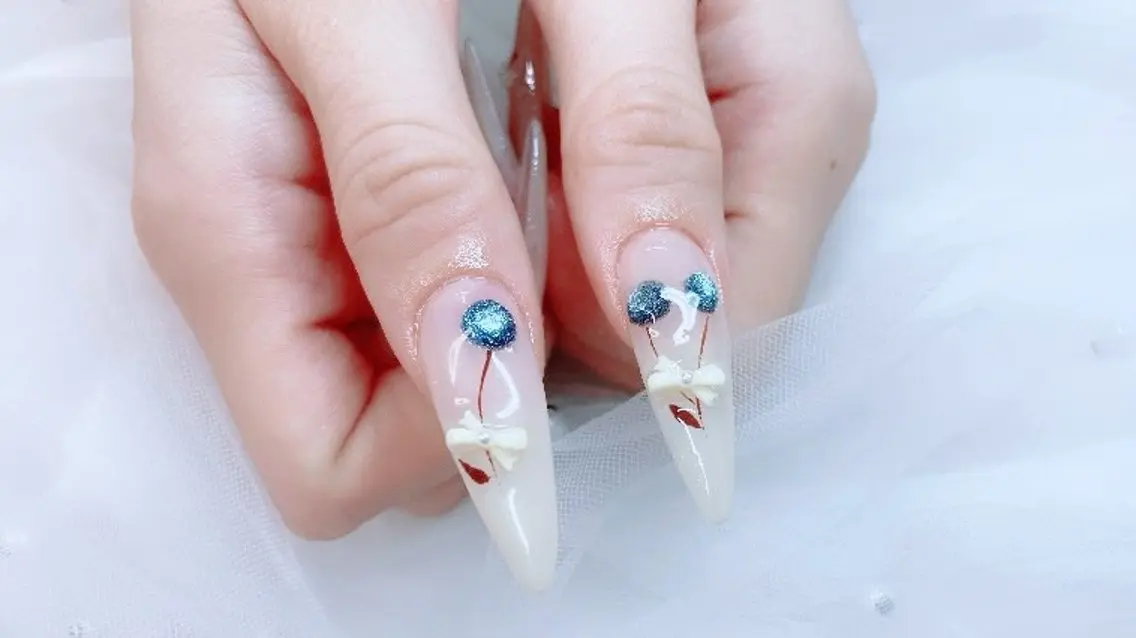 ネイル ガーリー ハンドネイル 心斎橋Salon Epokkuのネイルデザイン