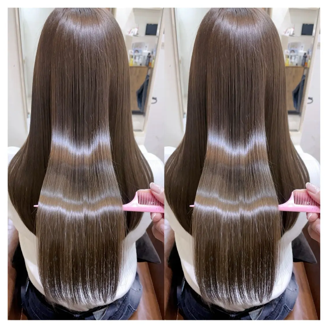 ロング カラー カット ヘアカラー トリートメント 村山 茉衣のヘアスタイル