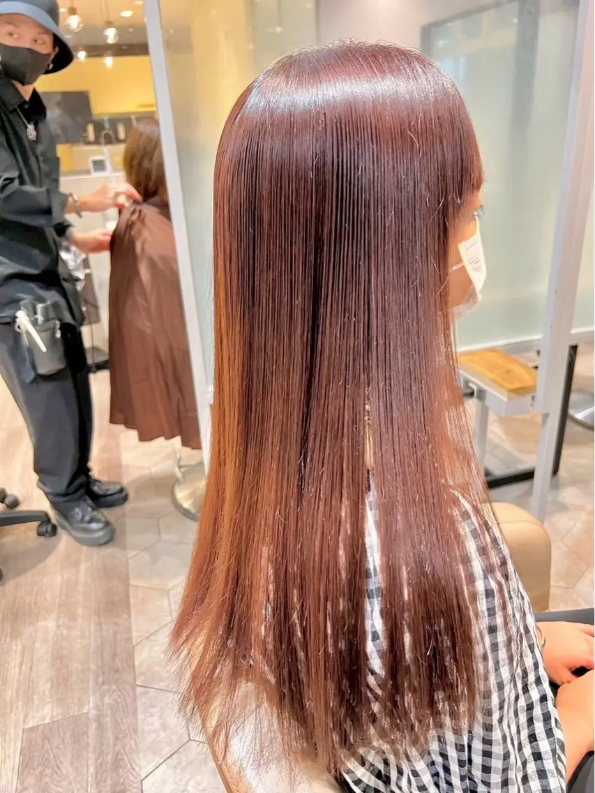 カラー 艶髪✨透明感カラー 山本　遥斗のヘアスタイル
