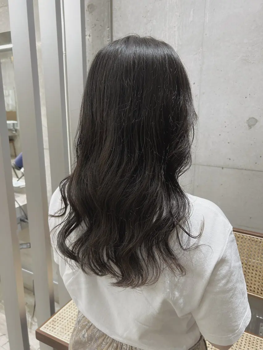 ロング パーマ 横浜 ミディアムパーマのヘアスタイル