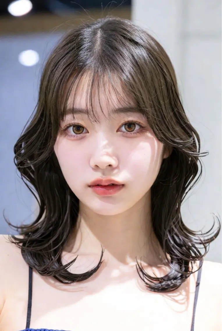 ミディアム カラー カット ヘアカラー トリートメント 似合わせ特化/ itta𓂃🫧‪のヘアスタイル