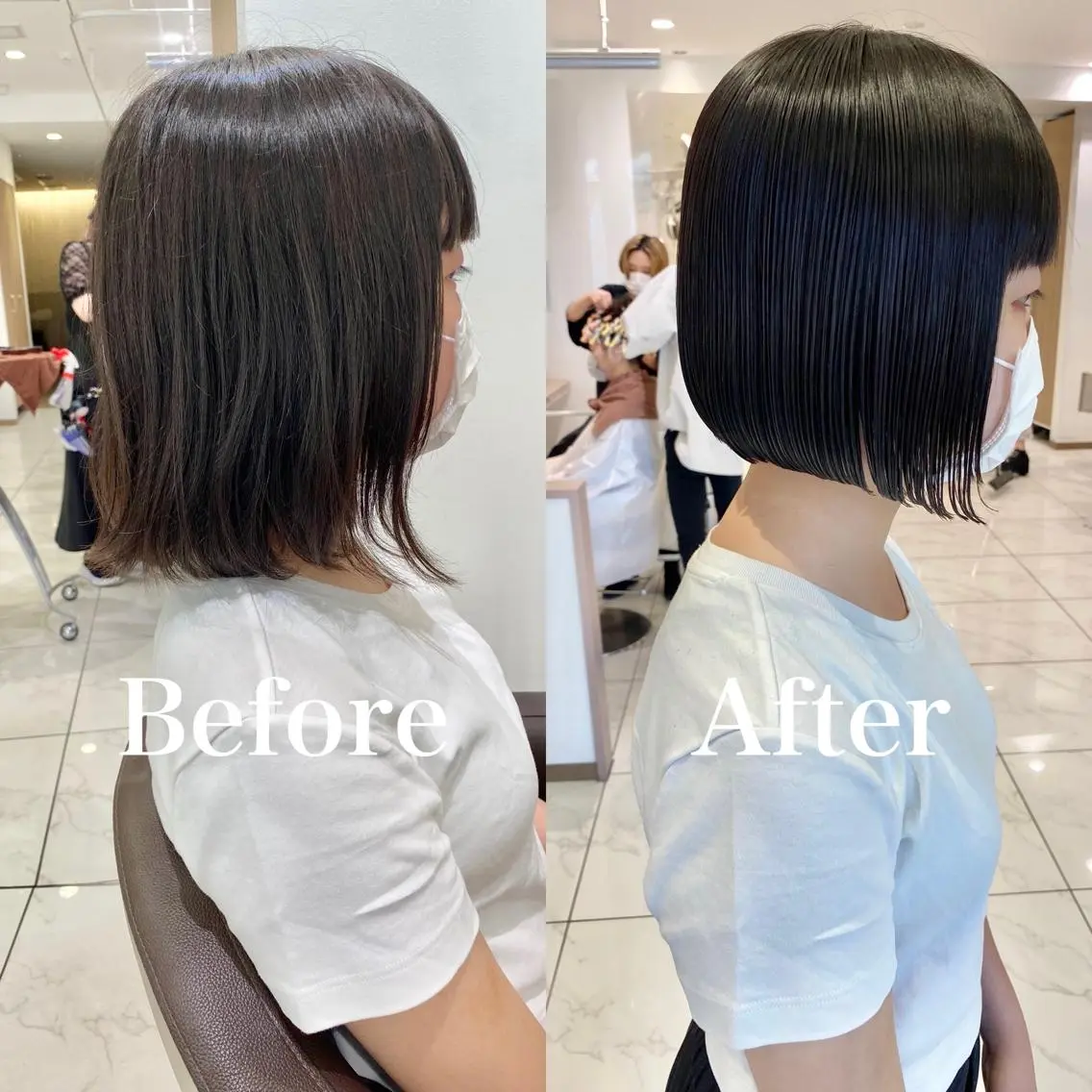 ショート カラー トリートメント 酸熱トリートメント 寺内 紳悟のヘアスタイル
