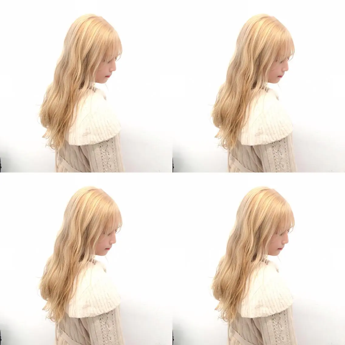 ロング カラー エフェクトブリーチ 🌟前澤啓太朗のヘアスタイル