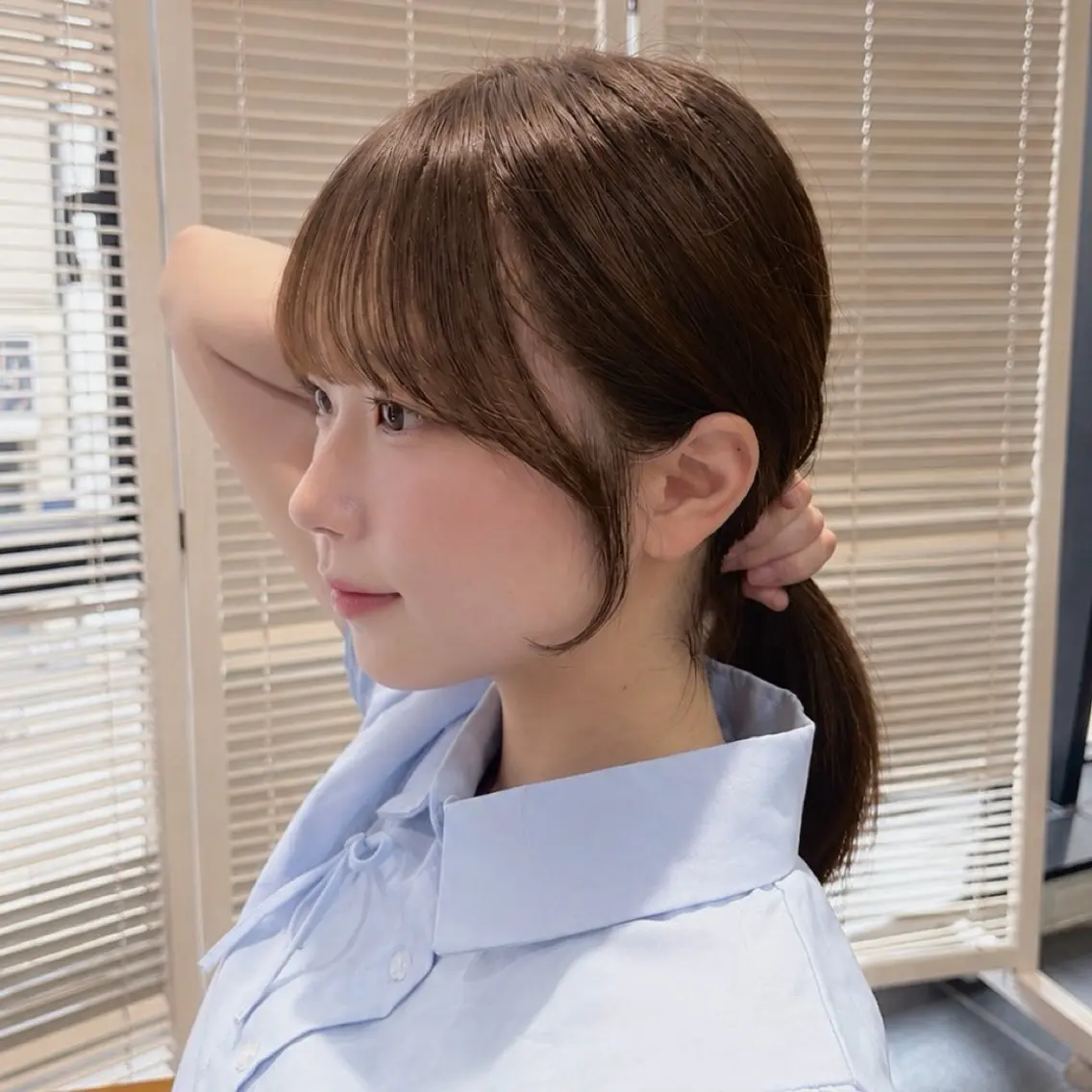 ミディアム カット ruen大分駅店/ chitoseのヘアスタイル