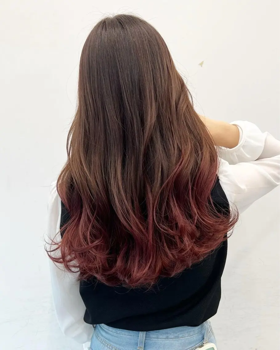 ロング カラー パーマ カット ヘアカラー パーマ トリートメント 平日オススメ✨ コスパ&タイパ✨山下のヘアスタイル