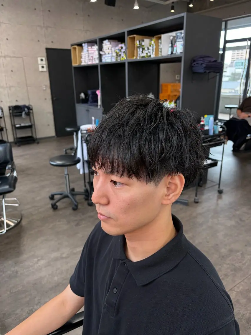 メンズ マッシュ 安藤 優来のヘアスタイル