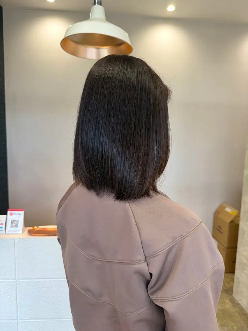 ミディアム カラー ヘアカラー __ komariのヘアスタイル