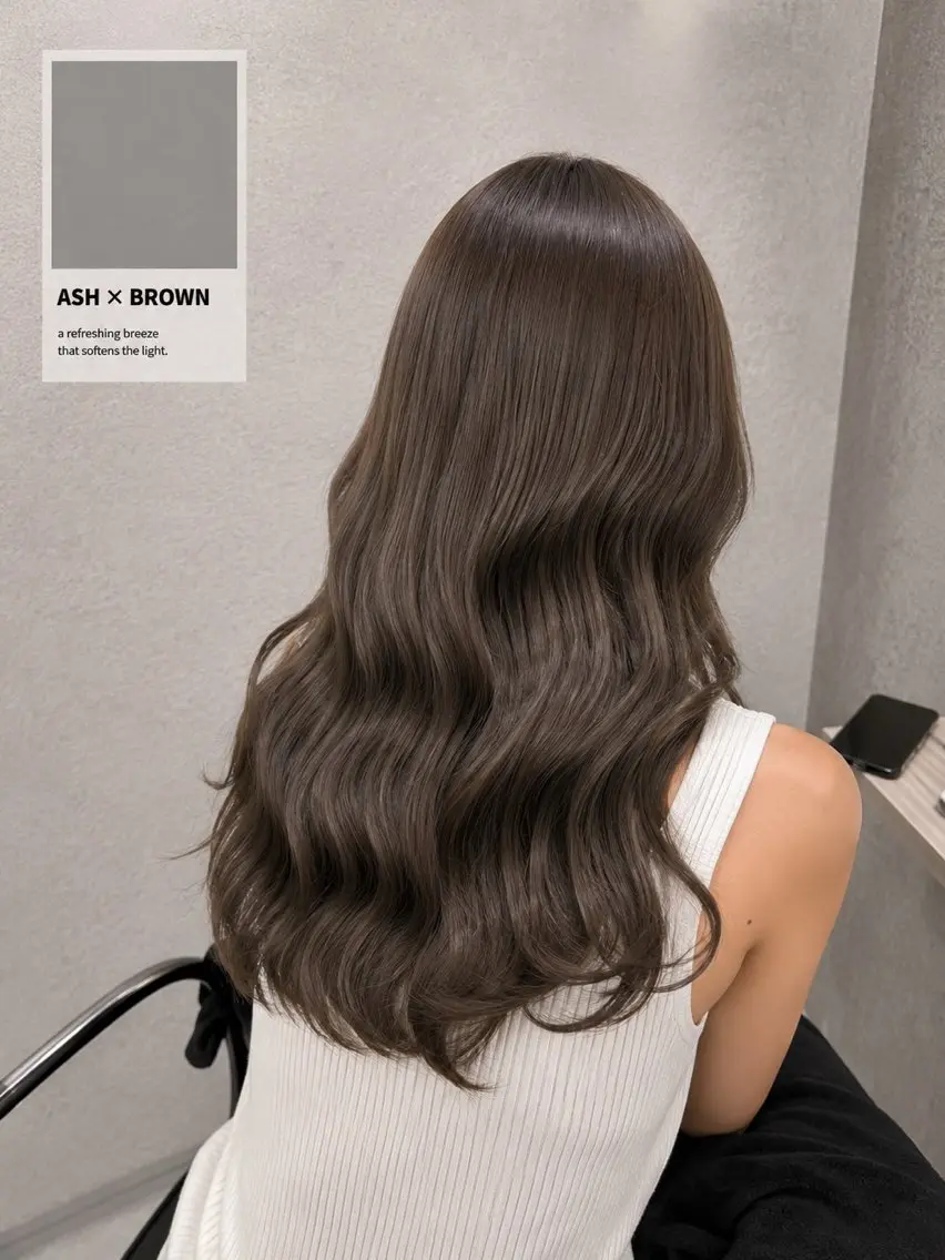 セミロング カラー カット ヘアカラー トリートメント _WHITE芝本 賢吾【天王寺店】のヘアスタイル