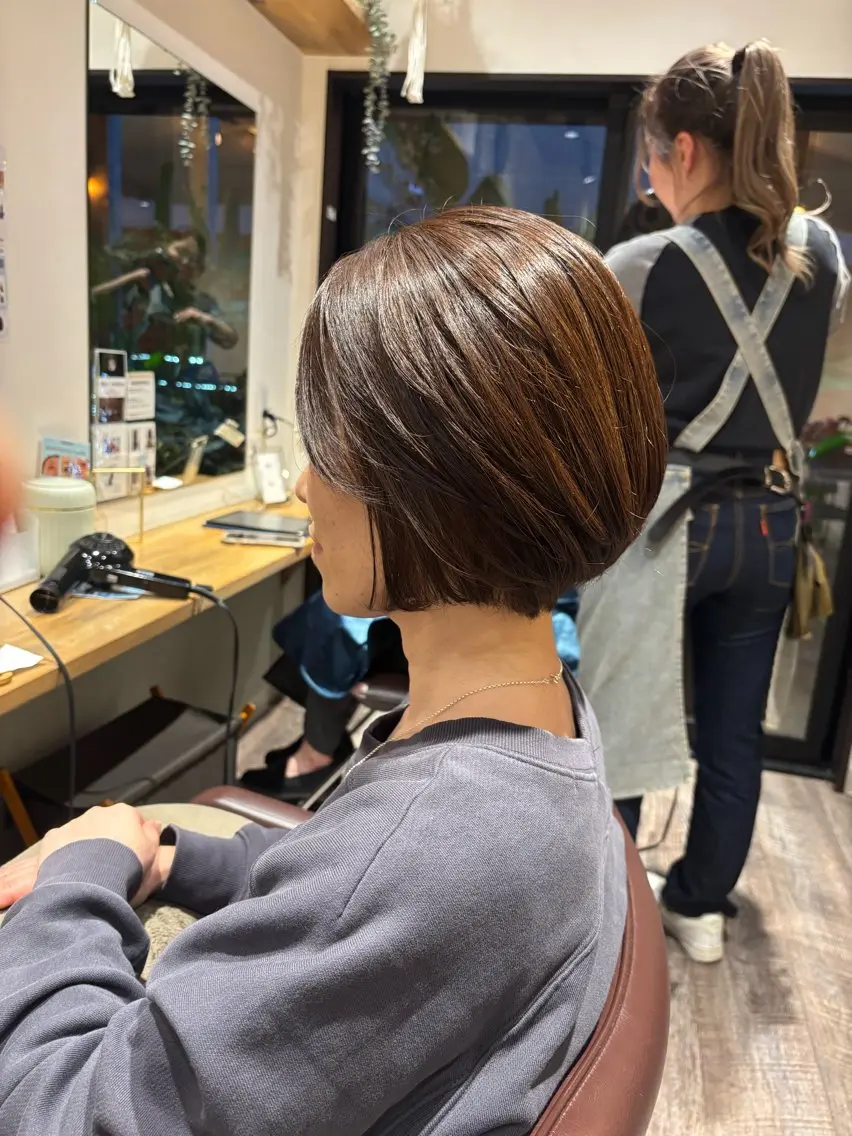 ショート カット ヘアカラー トリートメント SOL Matsumuraのマツエク・マツパデザイン