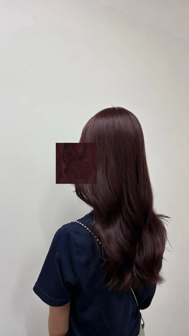 ロング カラー ピンクカラー "MIoKI"_ YUCCA eluaのヘアスタイル