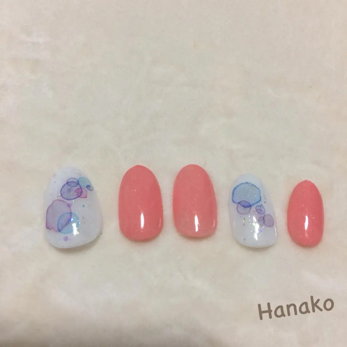 ネイル お絵描きネイル Hanakoのネイルデザイン