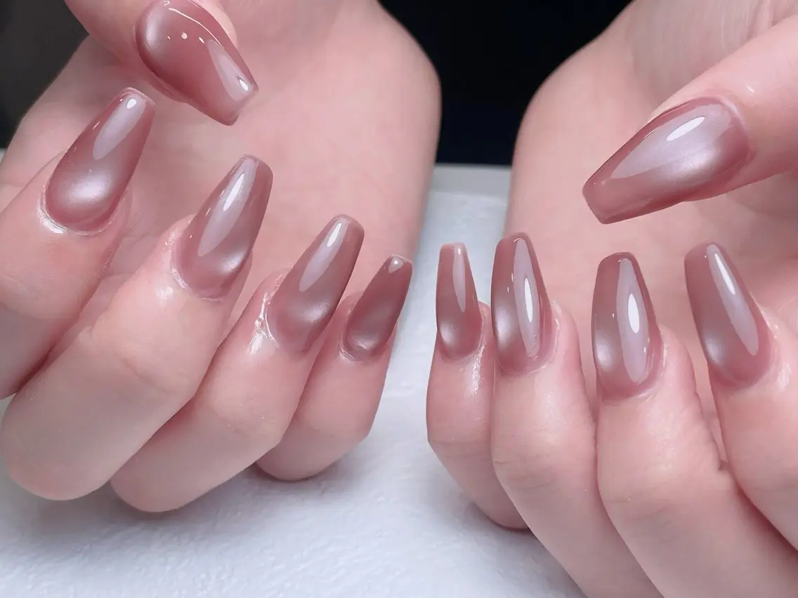 ネイル チークネイル 長さ出し フレンチネイル ジェルネイル 韓国ネイル 中野駅から2分 MEO NAILのネイルデザイン