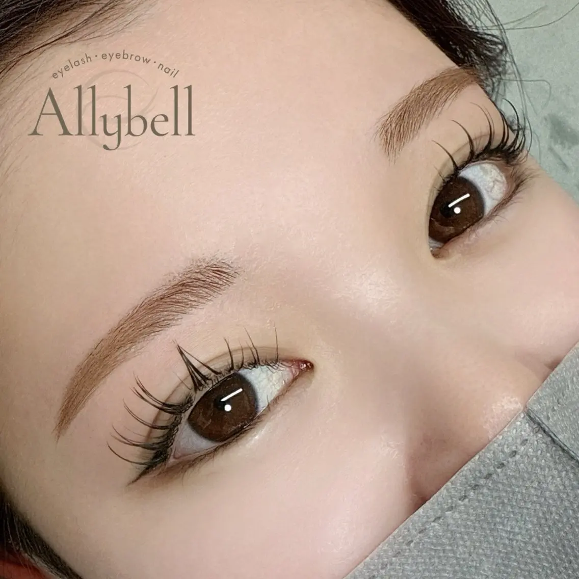 アイブロウ ワックス脱毛 眉カット Allybell🫧 Annaのマツエク・マツパデザイン