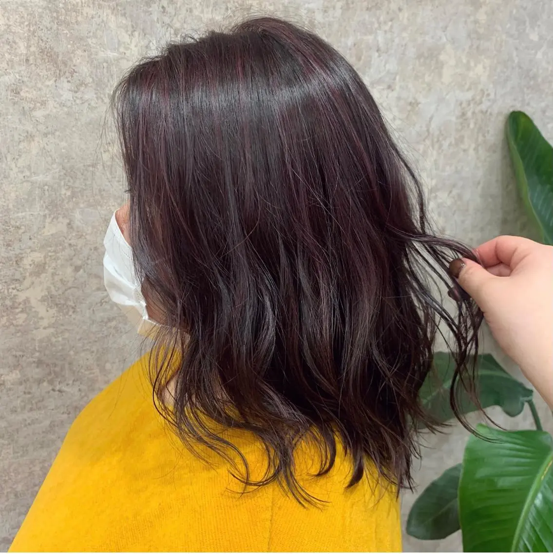 ミディアム カラー ラベンダーカラー ピンクカラー ピンクラベンダー piLLon/ RYUKAのヘアスタイル