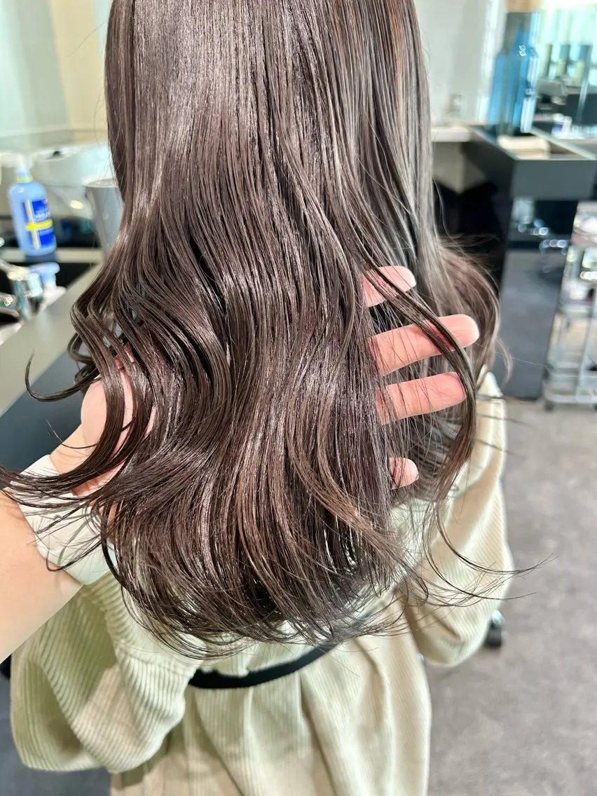 ✨大人気✨🌷カット+極上うる艶ワンカラー+ 1Stepトリートメント🌷の写真