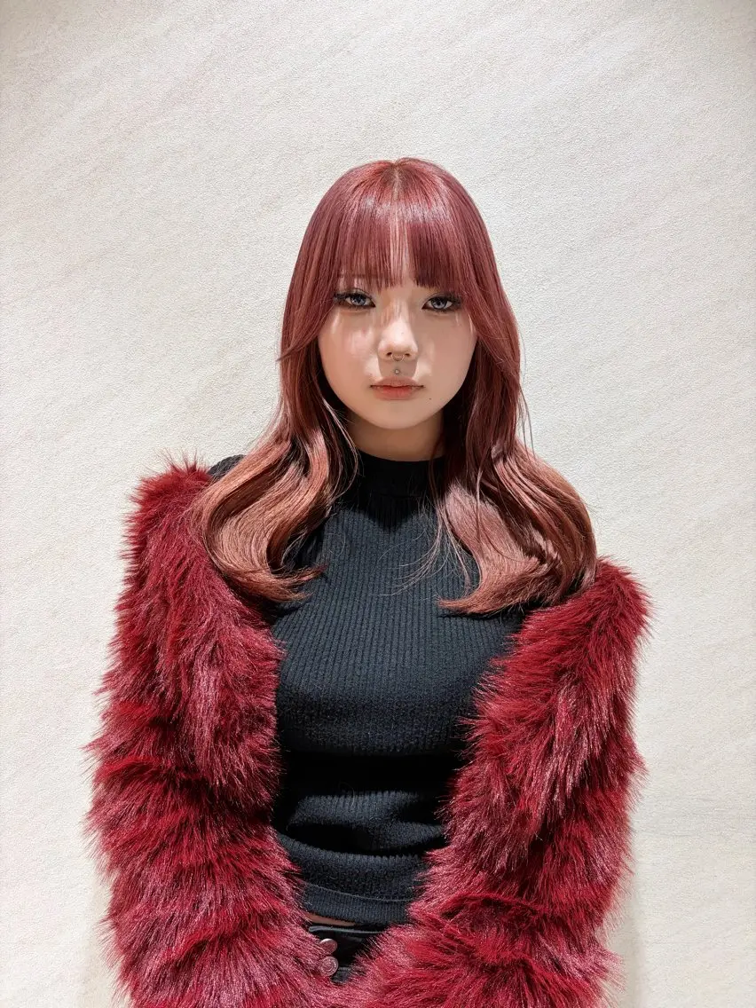セミロング カラー ヘアカラー 🌼似合わせカラー / Misaki🌼のヘアスタイル
