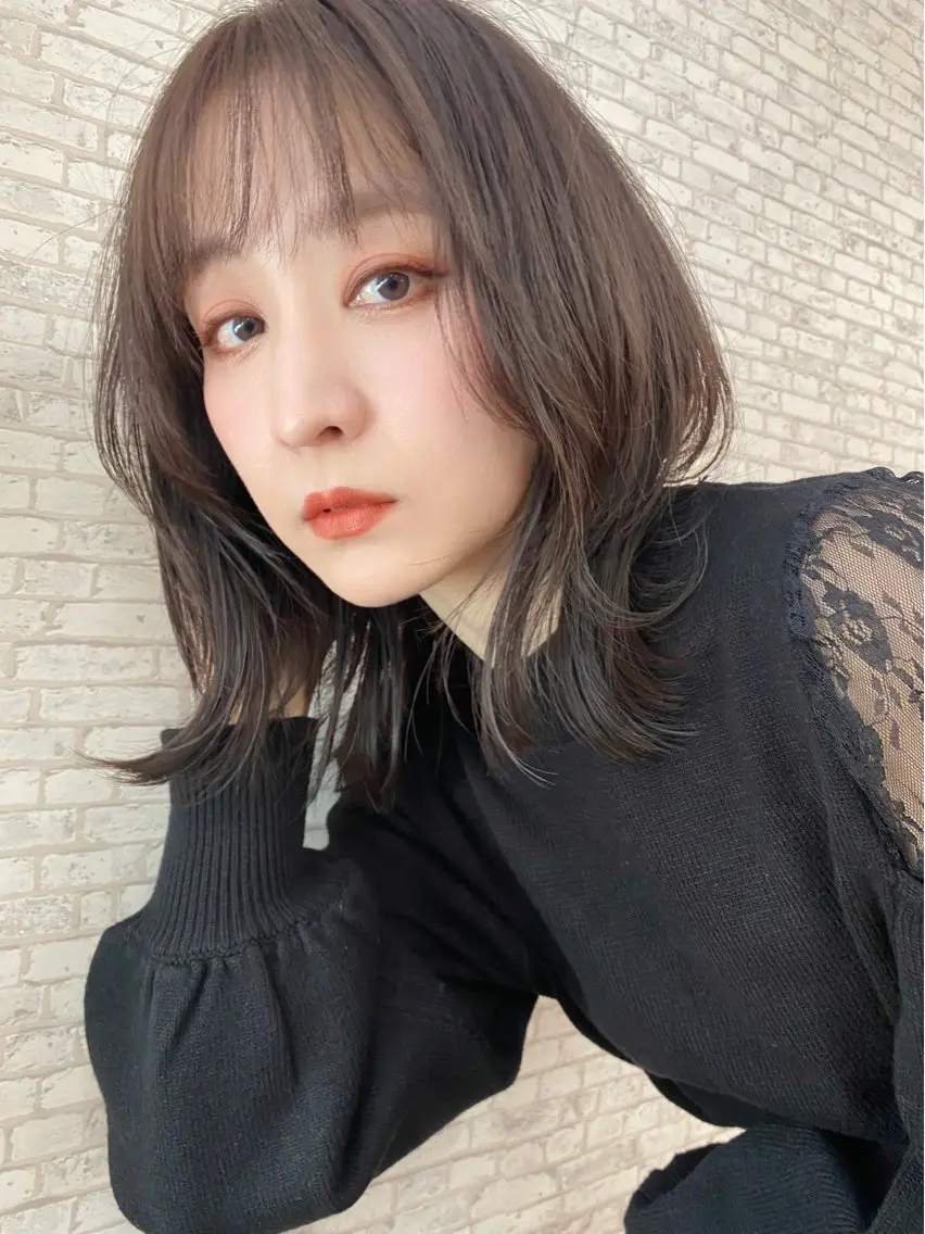 ミディアム カラー 自分史上最高の美髪✨ 髪質改善💫タムラのヘアスタイル