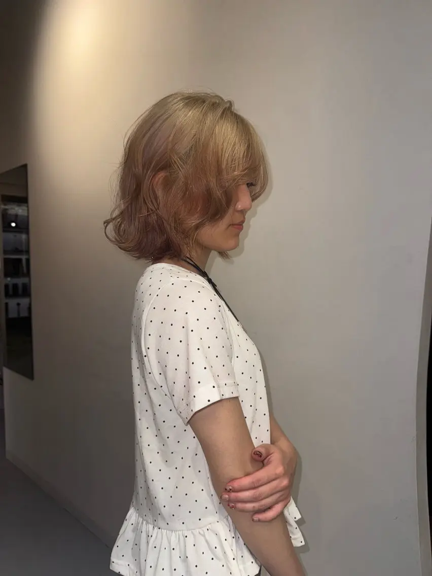 ミディアム ᕼᗩᖇᑌKᗩ /透明感カラーのヘアスタイル