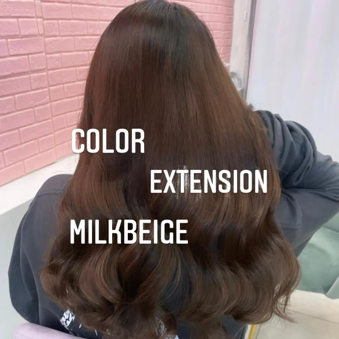 ロング カラー ヘアカラー エクステ エクステ🩵ブリーチ 韓国ヘア🩵KAEのヘアスタイル