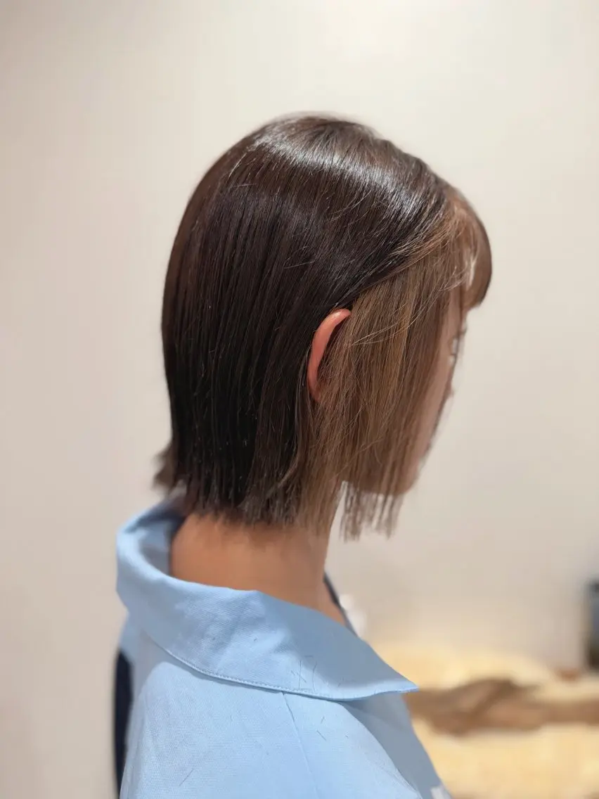 ショート カラー ヘアカラー Oli-Oli 大田のヘアスタイル