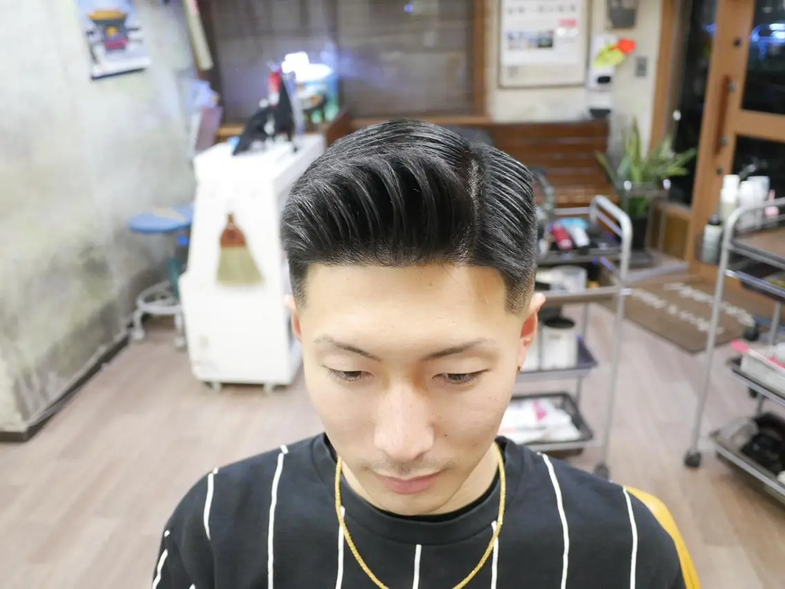 メンズ フェードカット スキンフェード 似合わせパーマ🌀 リュウノスケのヘアスタイル