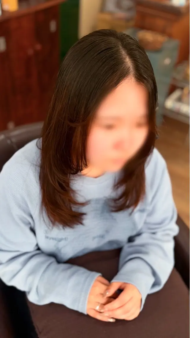 セミロング カット トリートメント . kanokoのヘアスタイル