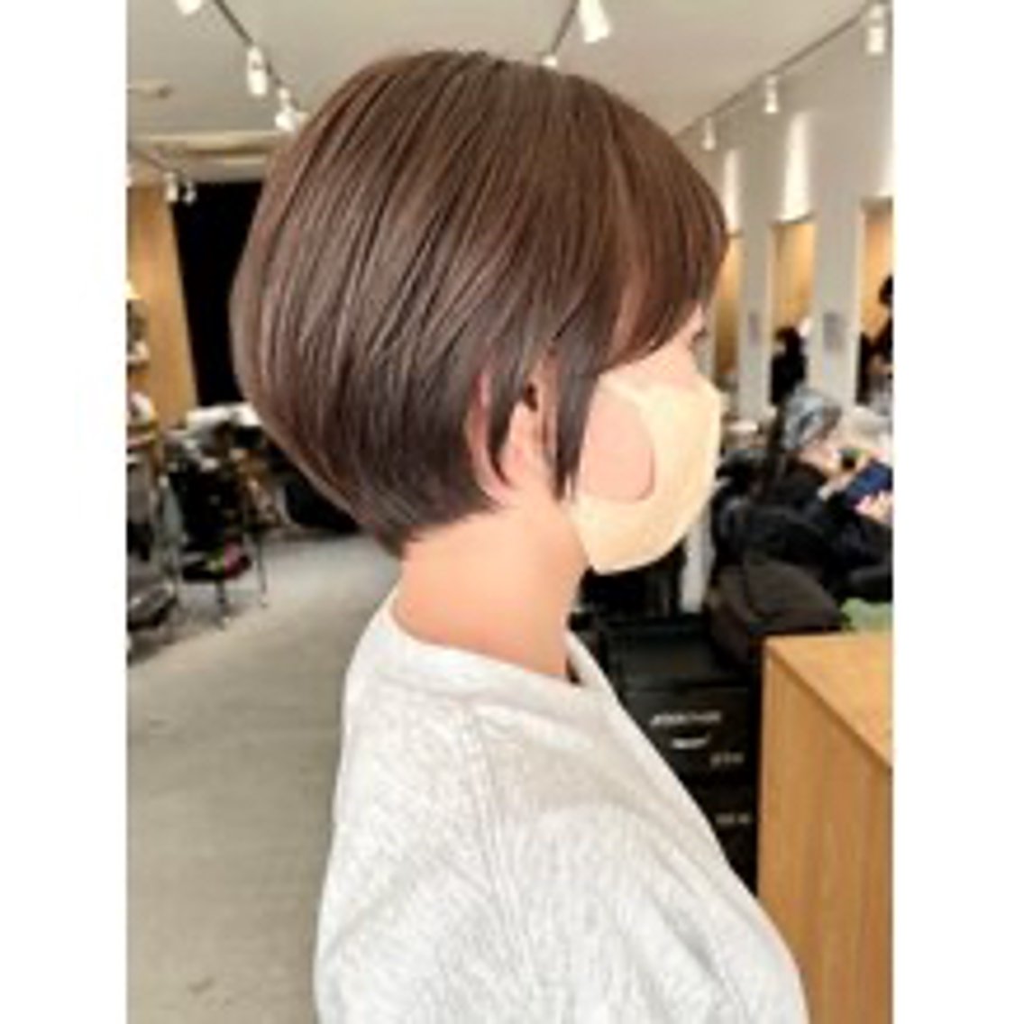 ショート ショートヘア カット ヘアカラー トリートメント 藤田 小波のヘアスタイル