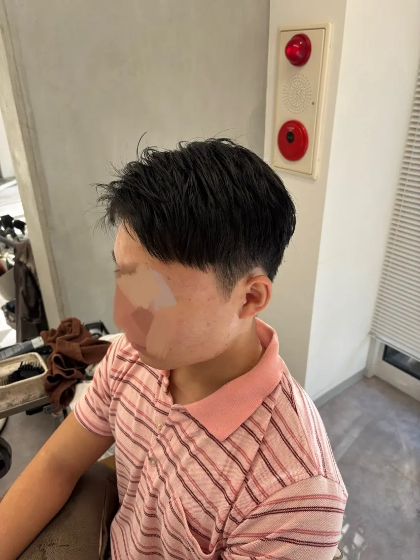 U24/メンズカット/アップバング/ショート＋次回40%OFFクーポン✨の写真