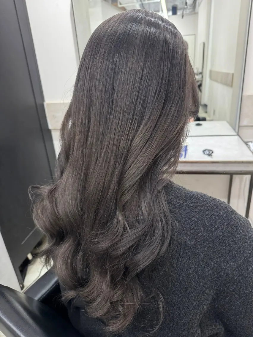 カラー カット ヘアカラー トリートメント 透明感カラー✨艶髪 制作🌱山根あゆみのヘアスタイル