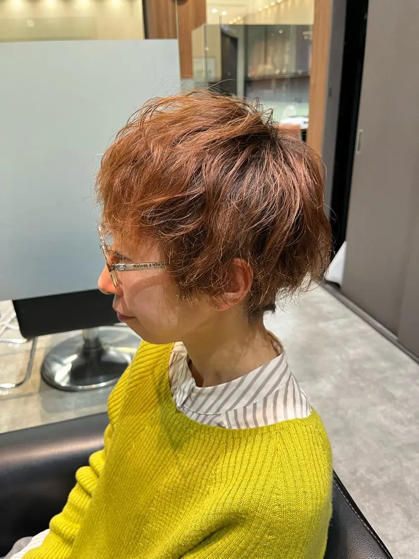 【再現性バツグン!】カット+ふんわりパーマの写真