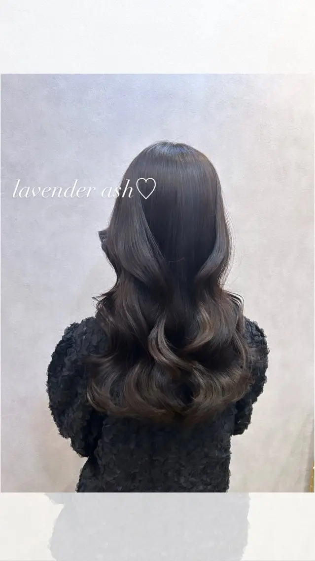 セミロング カラー ヘアアレンジ 透明感カラー 韓国風ヘア カット ヘアカラー トリートメント 🩷韓国ヘア/ヨシン モリ🩷Maikaのヘアスタイル