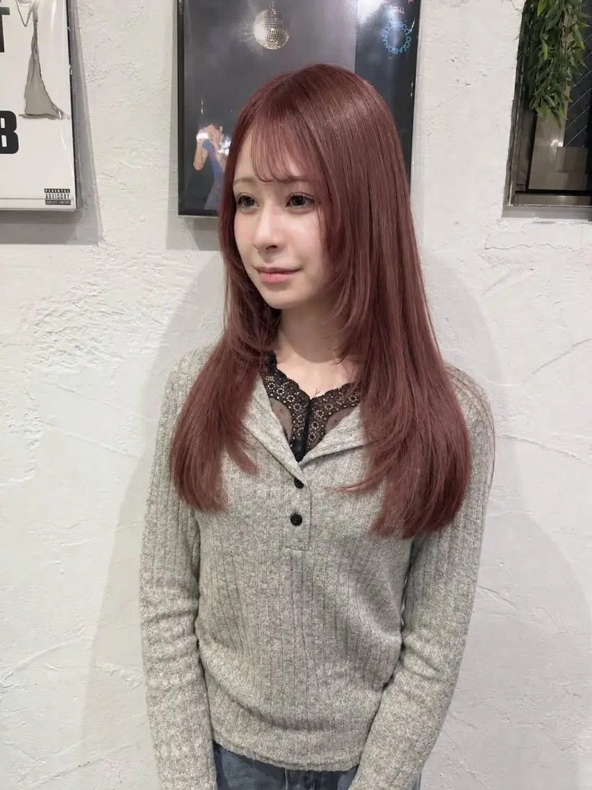 ロング カラー ヘアカラー 井上 陸のヘアスタイル