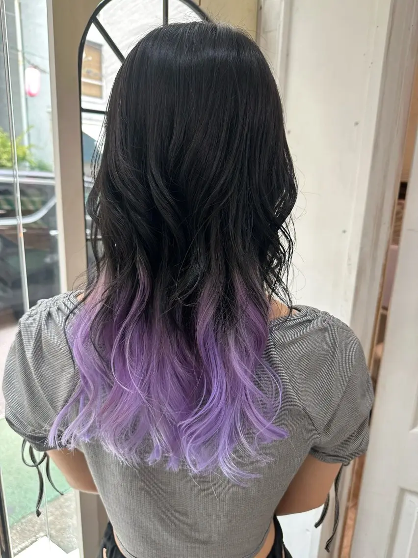 セミロング カラー ウルフカット 中目黒✂︎店長✂︎ TOMOHIROのヘアスタイル