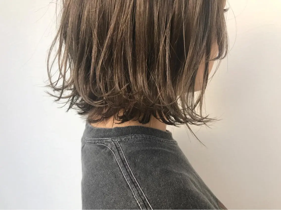 ショート ボブ 外ハネヘア カット トリートメント Life salon SAKURAのヘアスタイル