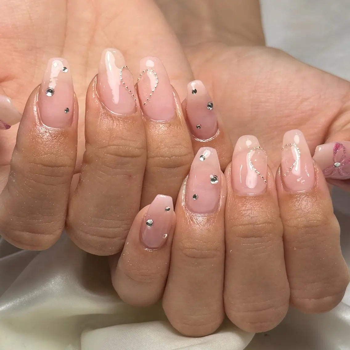 ネイル ハート ピンク Ray nail natsu🎀のネイルデザイン