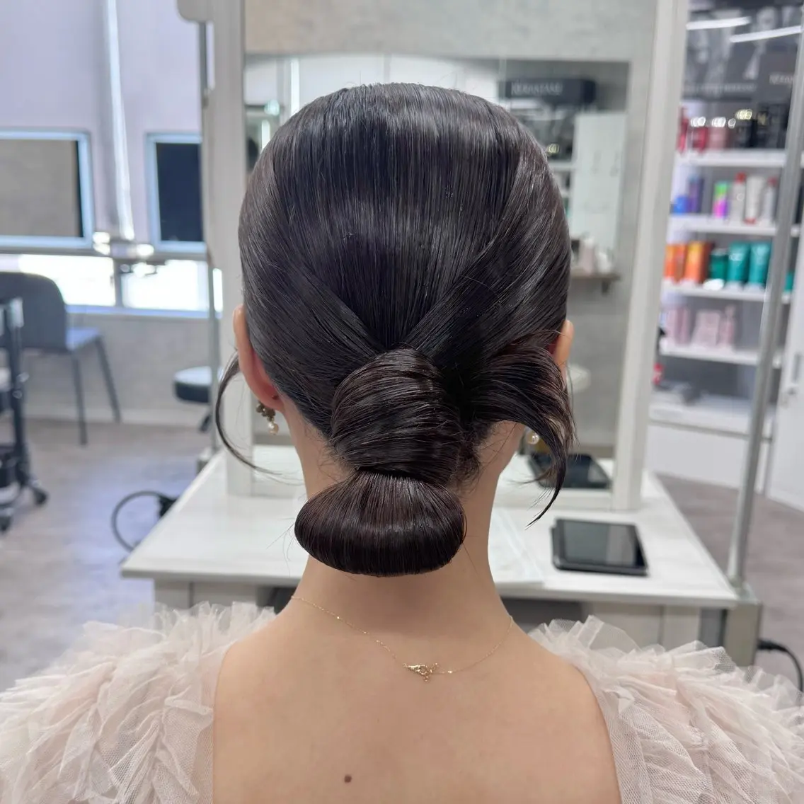 セミロング ヘアアレンジ JUNSHIN🦋 ヘアセット／カラーのヘアスタイル