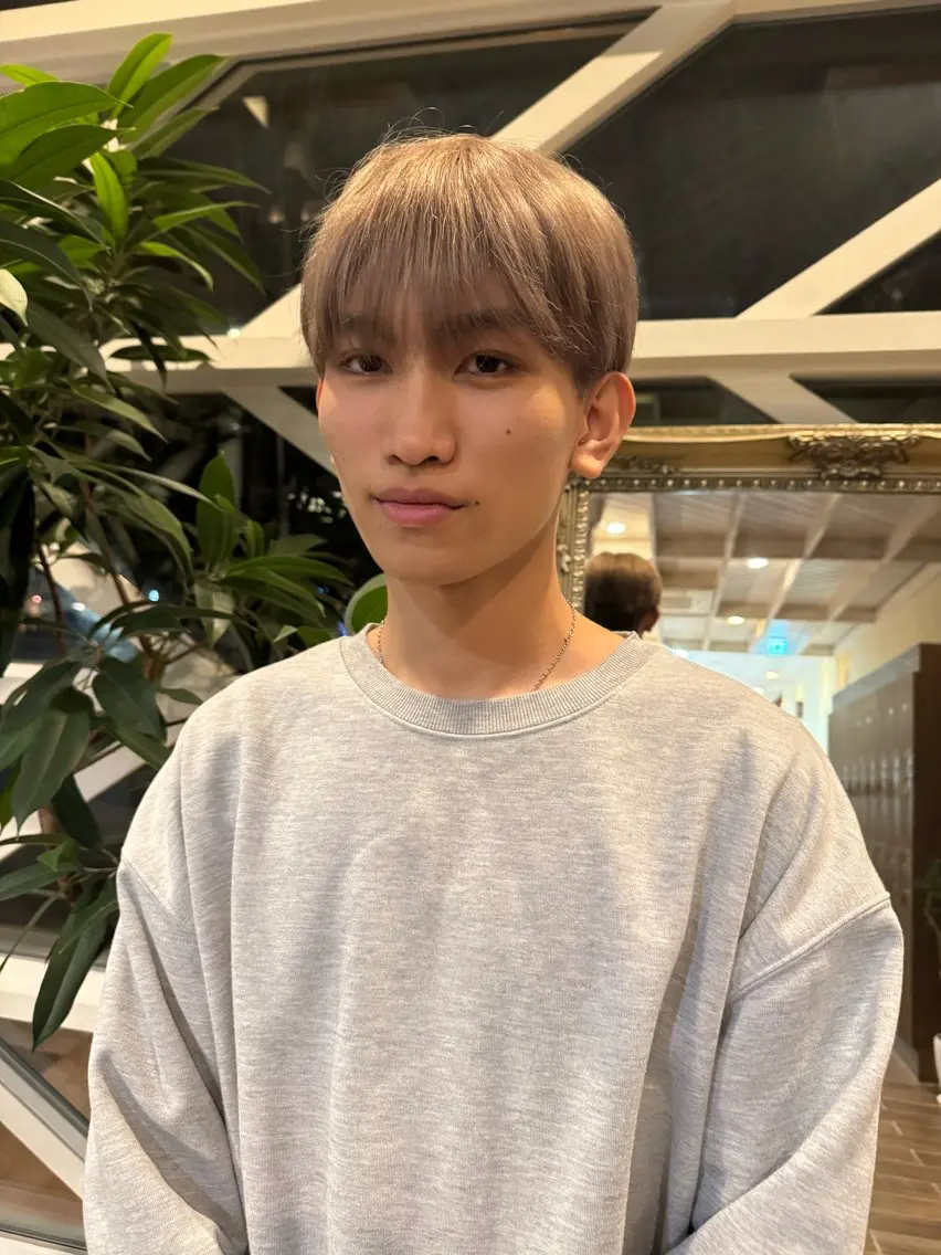 カラー メンズ ヘアカラー 村上 輝のヘアスタイル