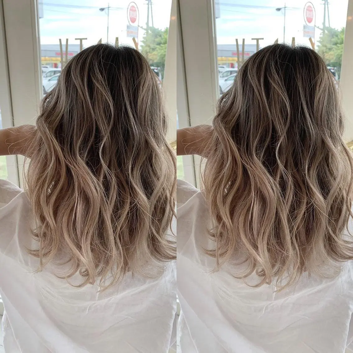 セミロング カラー EARTH石巻店 尾形  裕のヘアスタイル