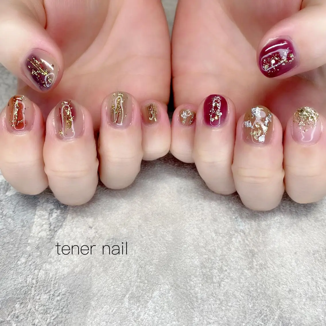 ネイル ニュアンスネイル テネルネイル tener nailのネイルデザイン