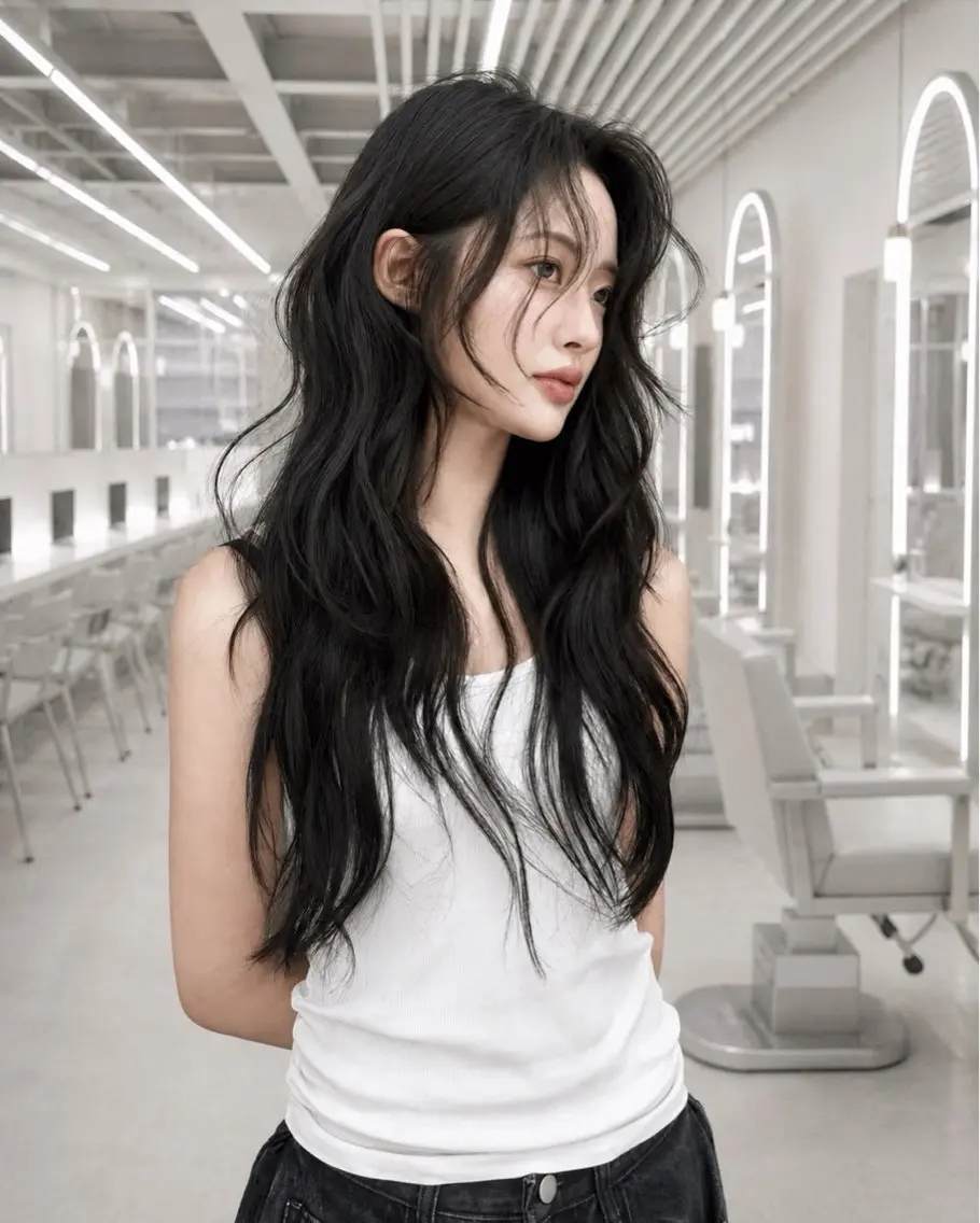 パーマ 本場韓国ヘア特化 아이비/Aibiのヘアスタイル