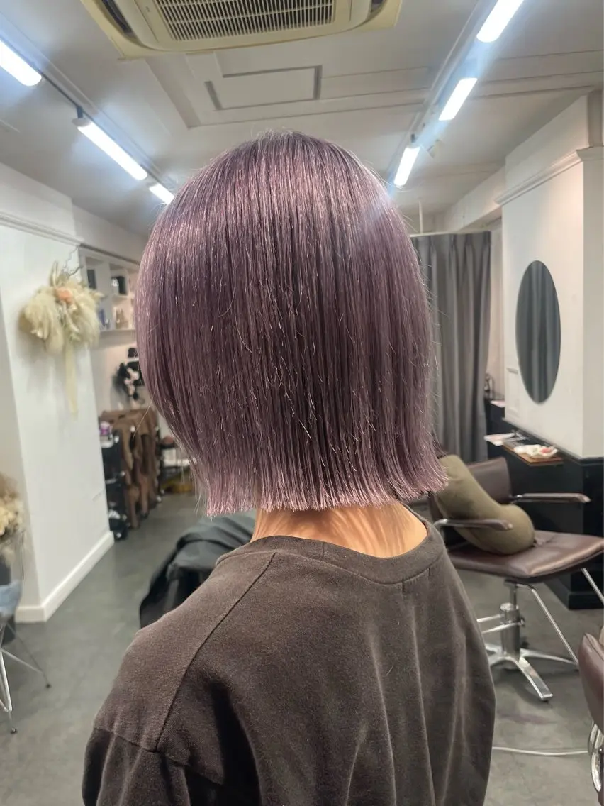 ミディアム ヘアカラー 野町好花 レイヤー/髪質改善のヘアスタイル