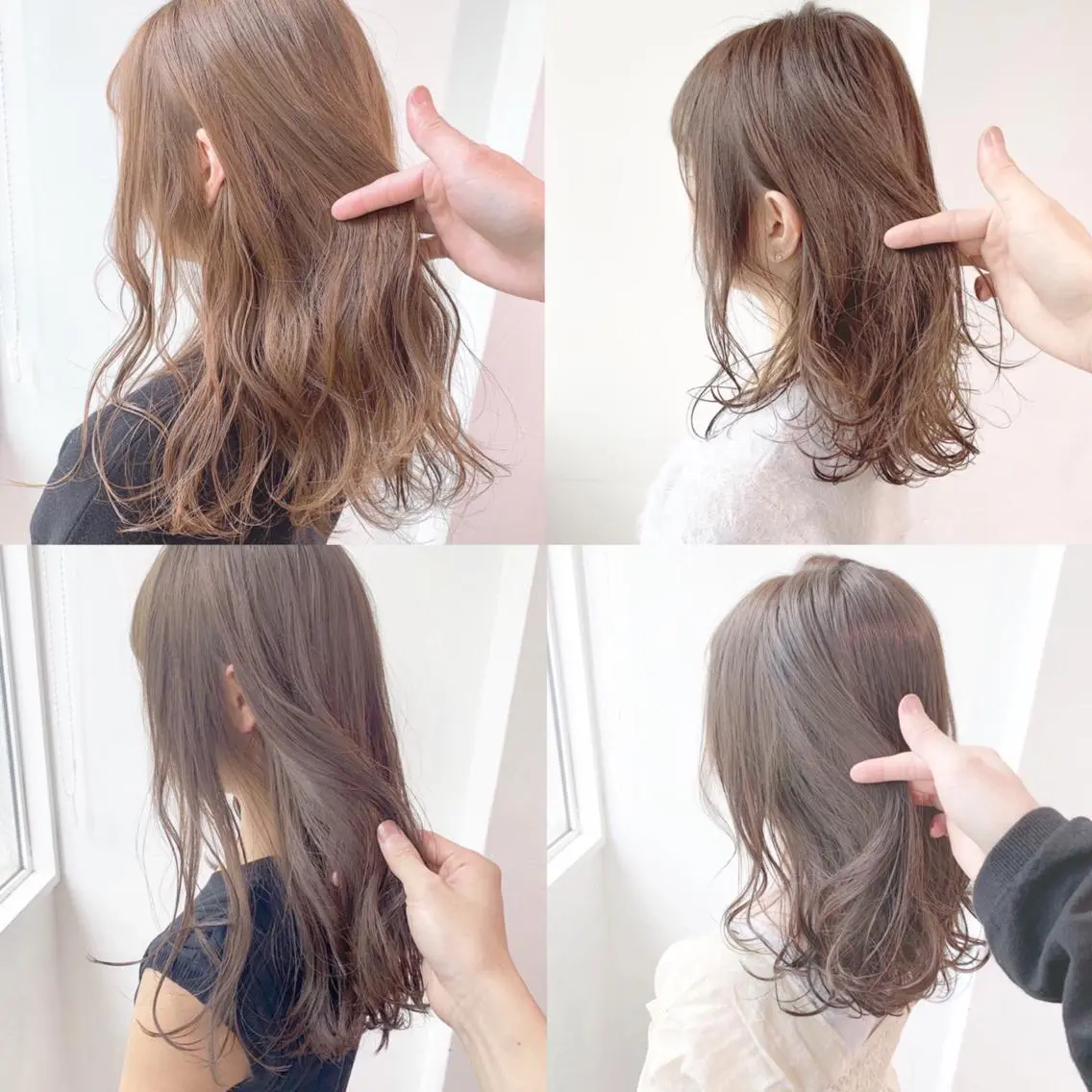 ミディアム カラー 爆美女製造機 レイヤーのプロのヘアスタイル