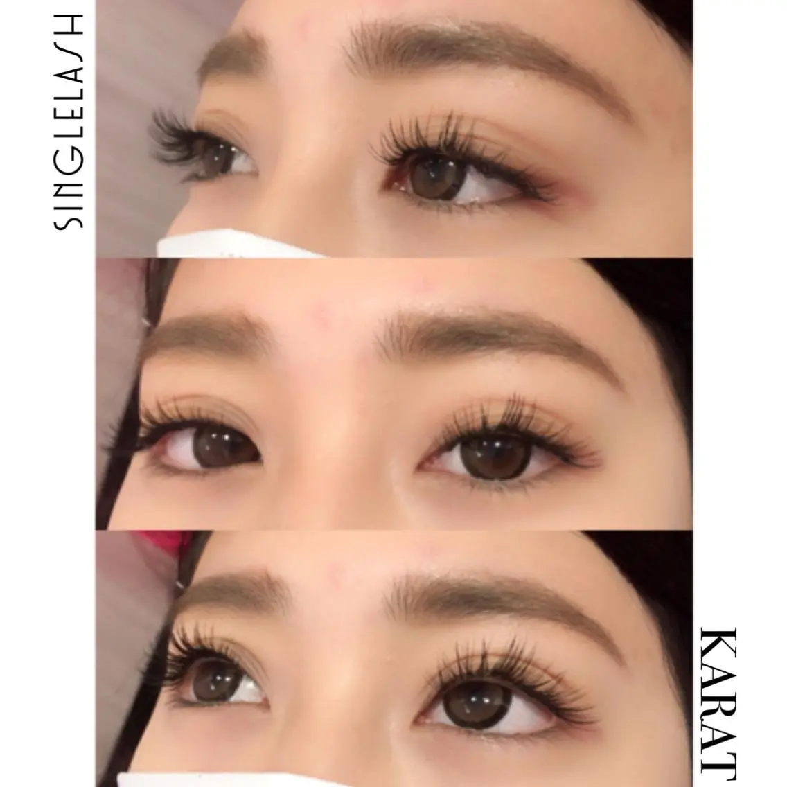 マツエク・マツパ Cカール Jカール ★KAEDE★伊勢崎 【KARAT】のマツエク・マツパデザイン
