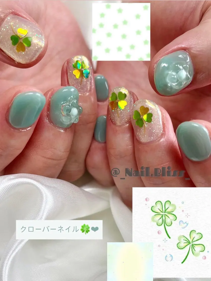 ネイル ゴールド ハンドネイル NAIL BLISSのネイルデザイン