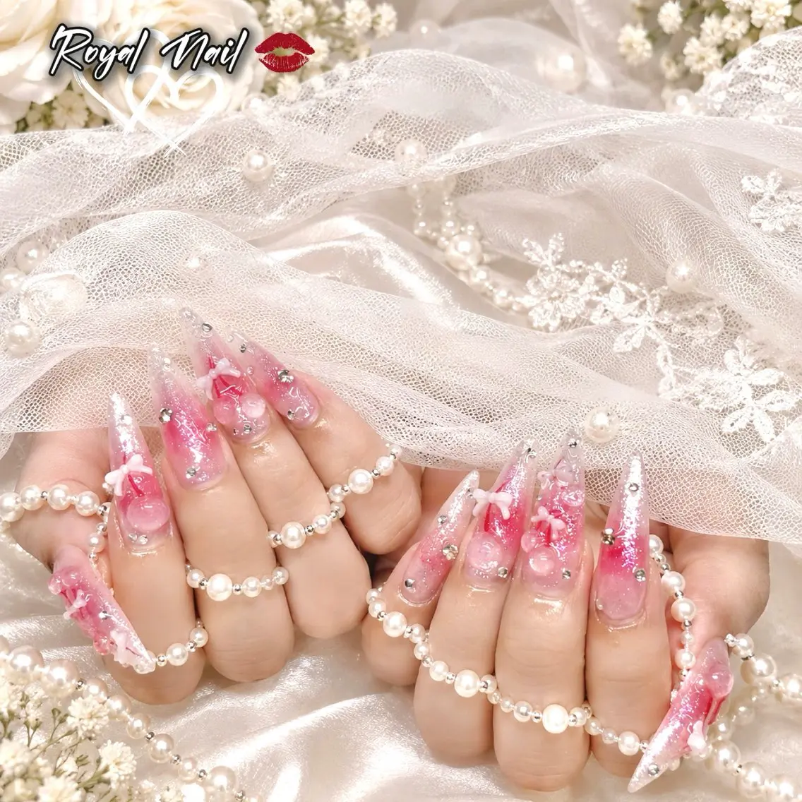 ネイル 韓国ネイル マグネットネイル 持ち込み ハンドネイル RINA Nail_Royalのネイルデザイン