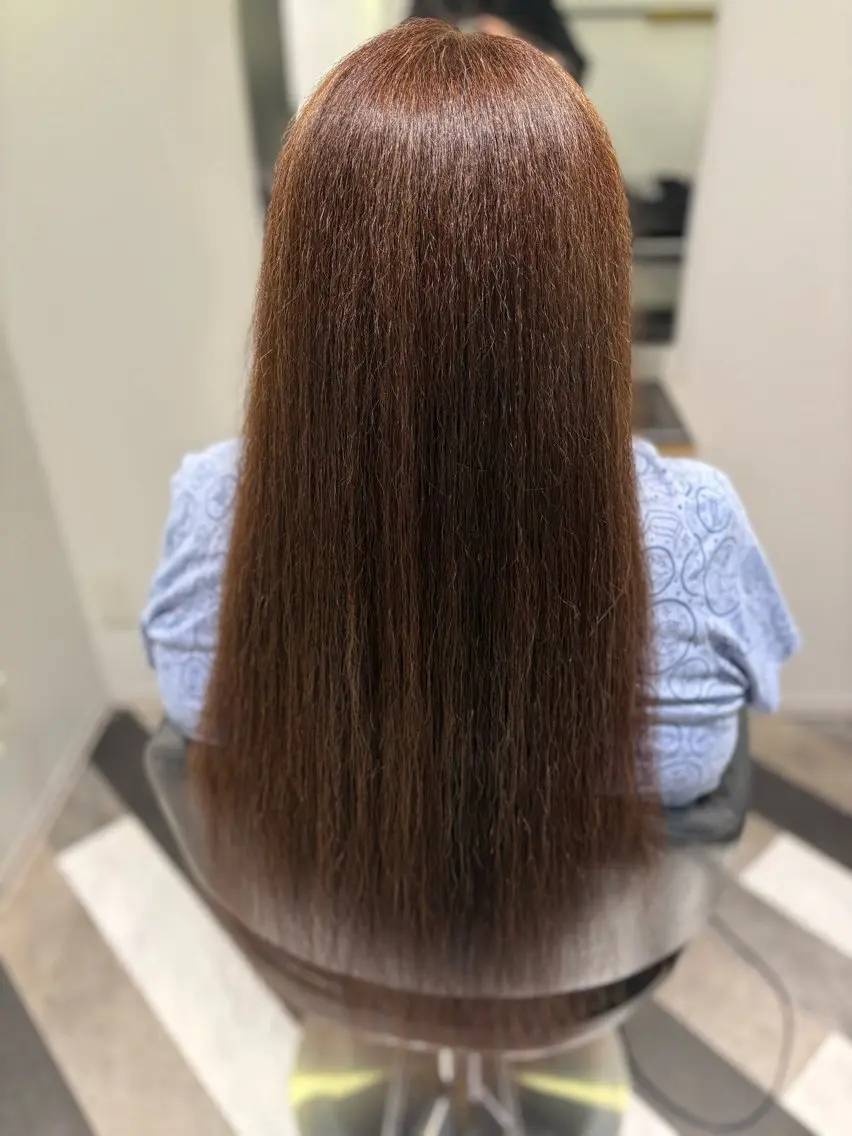 ロング カラー 久保 佑真のヘアスタイル