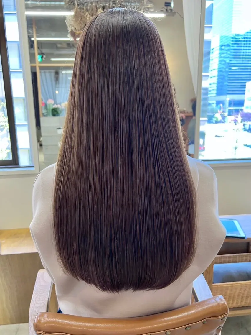 【髪質改善×縮毛矯正】カット+酸性ストレート(ブリーチ毛可)の写真