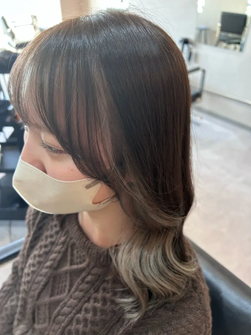 カラー TOSHIKI 透明感カラー🌈のヘアスタイル