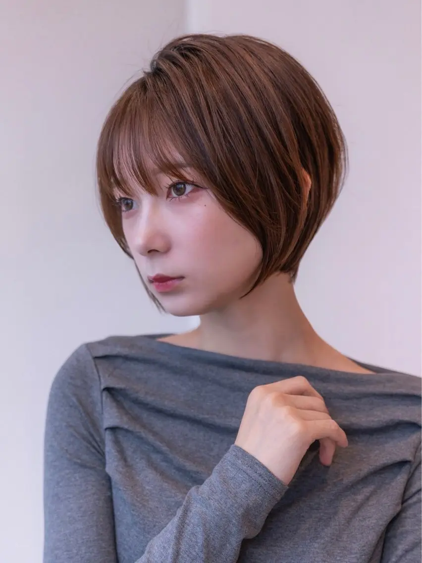 ショート カラー カット ヘアカラー トリートメント 🉐レイヤー/塩見 弘樹🉐渋谷のヘアスタイル